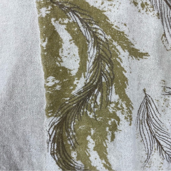 Guinevere Anthropologie Cotton & Metallic Fabric Cardigan Open Front Sweater SM - Picture 10 of 16